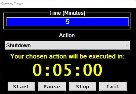 vtsio system timer free download